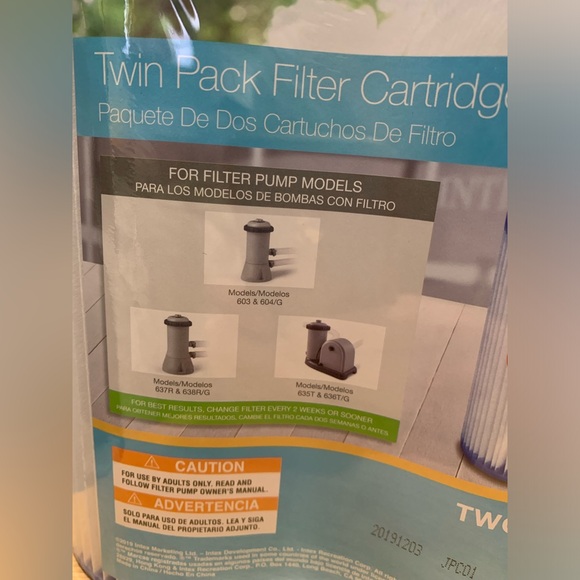 Band new in the shrink wrap.  
Intex, pool filter. (2) - Picture 6 of 6